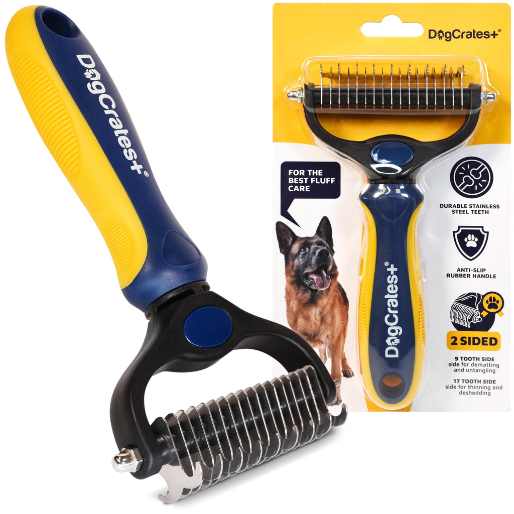 Dog undercoat hot sale rake brush